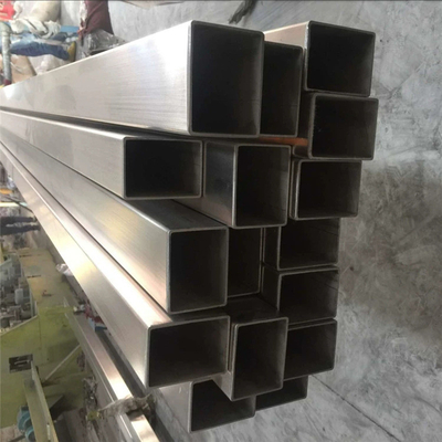 ASTM почистило отполированный сваренный трубопровод щеткой квадрата нержавеющей стали для строительных материалов